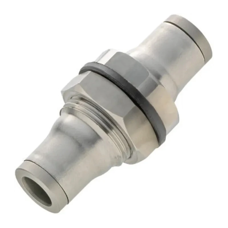 Legris Stainless Steel Bulkhead Bulkhead Connector Push-in Pneumatic Fitting Push In 10 mm 20 bar 110°C 3816 10 00