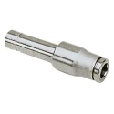 Legris Pneumatic Fitting Push-In 6 mm to Push-In 8 mm 316 Stainless Steel 3800 Series 3866 06 08