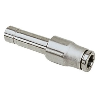 Legris Pneumatic Fitting Push-In 6 mm to Push-In 8 mm 316 Stainless Steel 3800 Series 3866 06 08