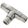 Legris Pneumatic Fitting Push-In Stainless Steel 4 mm 20 bar Max Operating Pressure 110°C Max Temperature 3804 04 00