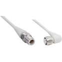 SICK Female 4 Way Right Angle to Male 4 Way Straight Sensor Actuator Cable, 2 m DSL-1204-B02MRN