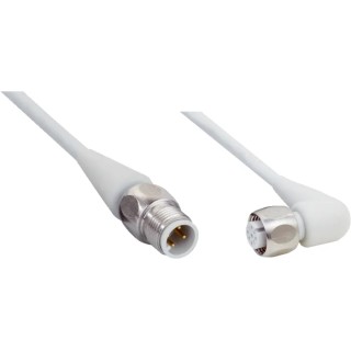 SICK Sensor Actuator Cable Female 4 Way Right Angle to Male 4 Way Straight 5 m DSL-1204-B05MRN
