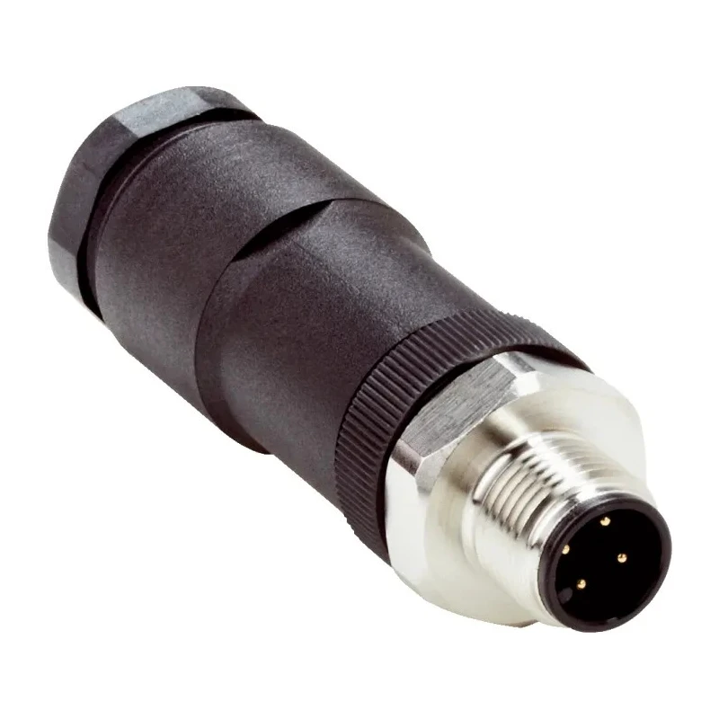 SICK Circular Connector, 4 Contacts, Cable Mount, M12 Plug, Male, IP67, Polybutylene Terephthalate STE-1204-TN / 6028360