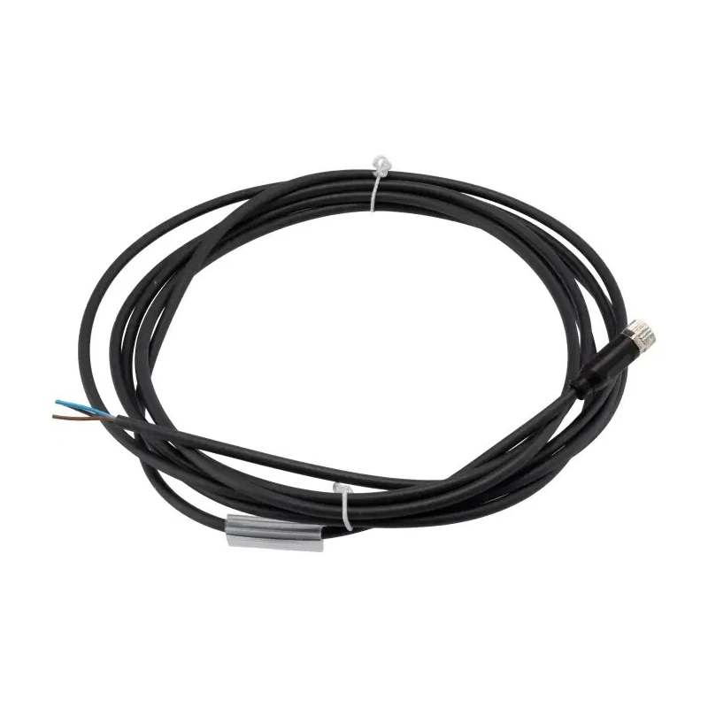 SICK Female 3 way M8 to Unterminated Sensor Actuator Cable 3 m Length Black Polyurethane Jacket YF8U13-030UA1XLEAX / 2094787