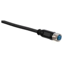 SICK Female 3 way M8 to Unterminated Sensor Actuator Cable 3 m Length Black Polyurethane Jacket YF8U13-030UA1XLEAX / 2094787