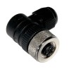 SICK Circular Connector, 4 Contacts, Cable Mount, M8 Connector, Plug, Female, IP67 Rated, Die Cast Zinc DOS-1204-W / 6007303