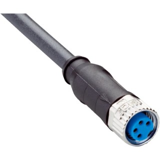 SICK Female 4 Way M8 to Unterminated Sensor Actuator Cable 10 m Polyurethane Jacket Black 60V YF8U14-100UA3XLEAX / 2094793