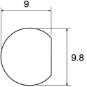 Staubli BNC Series Coaxial Connector Panel Mount Female BNC, Straight Body Crimp 67.9766-21
