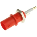 Staubli BNC Series Coaxial Connector Panel Mount Female BNC, Straight Body Solder 67.9764-22