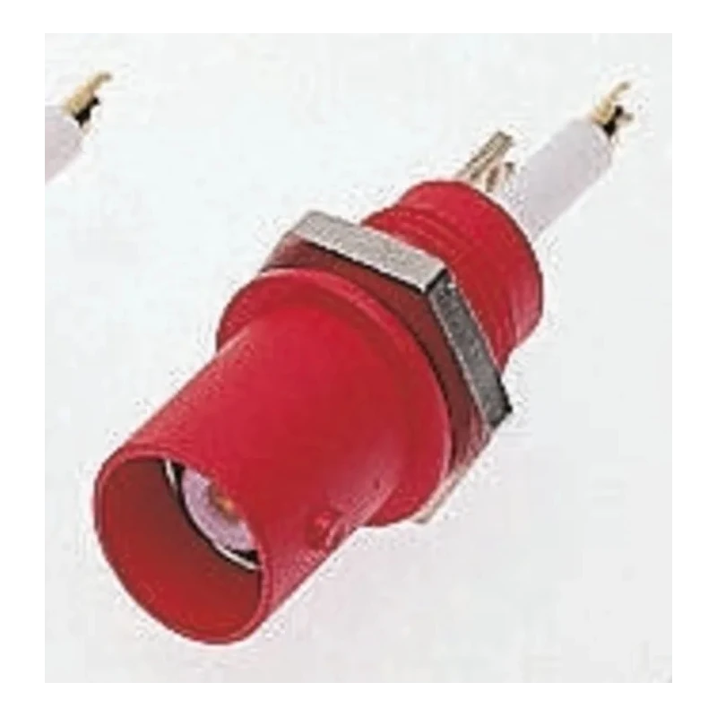 Staubli BNC Series Coaxial Connector Panel Mount Female BNC, Straight Body Solder 67.9764-22
