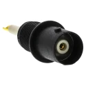 Staubli BNC Series Coaxial Connector Panel Mount Female BNC, Straight Body Solder 67.9764-21