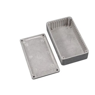 Hammond Flanged Die Cast Aluminium Enclosure IP65 40 mm x 121 mm x 66 mm 1590WNFL