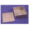 Hammond 1590 Series Die Cast Aluminium Enclosure Black Body Natural Lid IP54 57mm x 125mm x 125mm 1590KK