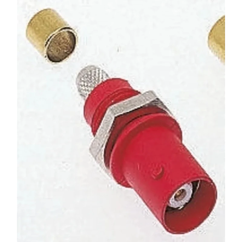 Staubli BNC Series Coaxial Connector Panel Mount Female BNC Straight Body Crimp 67.9766-22