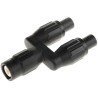 Staubli BNC Adapter Female to Male Connector Brass Contacts 60V 1A 67.9783-21