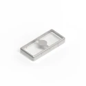 Wurth Elektronik Tin Plated Steel PCB Mounting Enclosure 40 x 18.3 x 4 mm 3670400