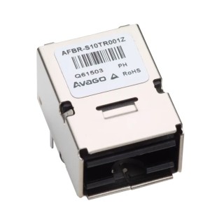 Broadcom Fibre Optic Transceiver Compact and Keyed Versatile-Link Duplex Connector 650nm 8-Pin AFBR-S10TR001Z