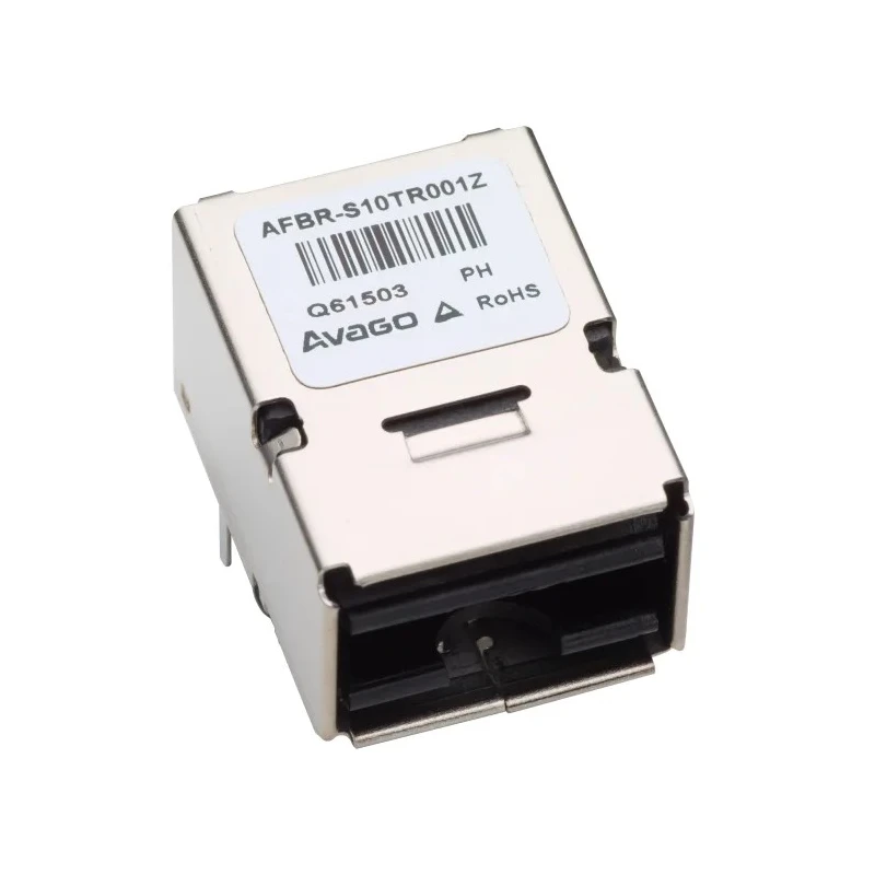 Broadcom Fibre Optic Transceiver Compact and Keyed Versatile-Link Duplex Connector 650 nm 8-Pin AFBR-S10TR001Z