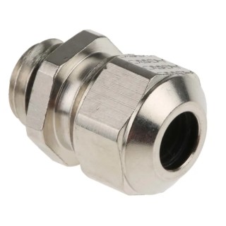 SES Sterling Metallic Nickel Plated Brass Cable Gland IP68 IP69K M10 Thread 4 mm to 6 mm A1000.10.060