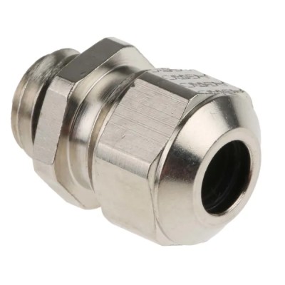 SES Sterling Metallic Nickel Plated Brass Cable Gland IP68 IP69K M10 Thread 4 mm to 6 mm A1000.10.060