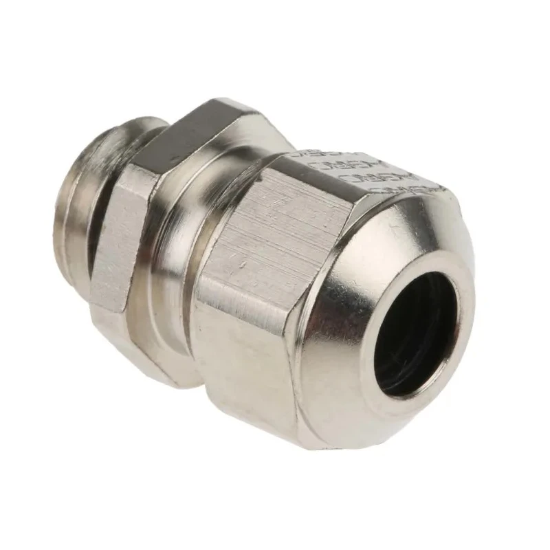 SES Sterling Metallic Nickel Plated Brass Cable Gland IP68 IP69K M10 Thread 4 mm to 6 mm A1000.10.060