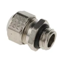 SES Sterling Metallic Nickel Plated Brass Cable Gland IP68 IP69K M10 Thread 4 mm to 6 mm A1000.10.060