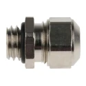 SES Sterling Metallic Nickel Plated Brass Cable Gland IP68 IP69K M10 Thread 4 mm to 6 mm A1000.10.060