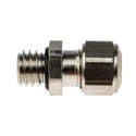 SES Sterling A1 Series Metallic Nickel Plated Brass Cable Gland, M6 Thread, 2.5 mm to 3 mm Cable Diameter, IP68 A1000.06.030