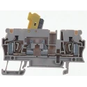 Weidmüller ZTR Series Test Disconnect Terminal Block Brown 2.5mm² 1-Level Clamp 1831280000