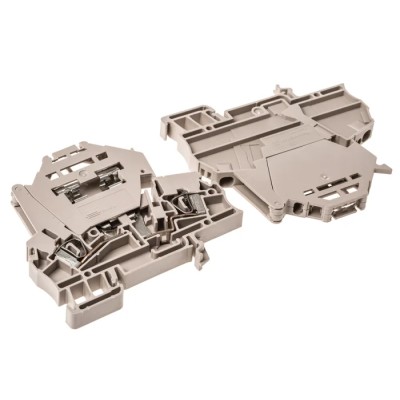 Weidmüller ZSI Series Fused DIN Rail Terminal Beige 2.5mm², 1-Level Fused Clamp 1616400000