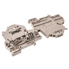 Weidmüller ZSI Series Fused DIN Rail Terminal Beige 2.5mm², 1-Level Fused Clamp 1616400000