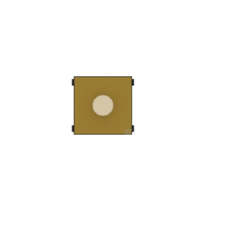 TE Connectivity Black Round Tactile Switch SPST 50mA Surface Mount MCSLPT4644B4PHTR