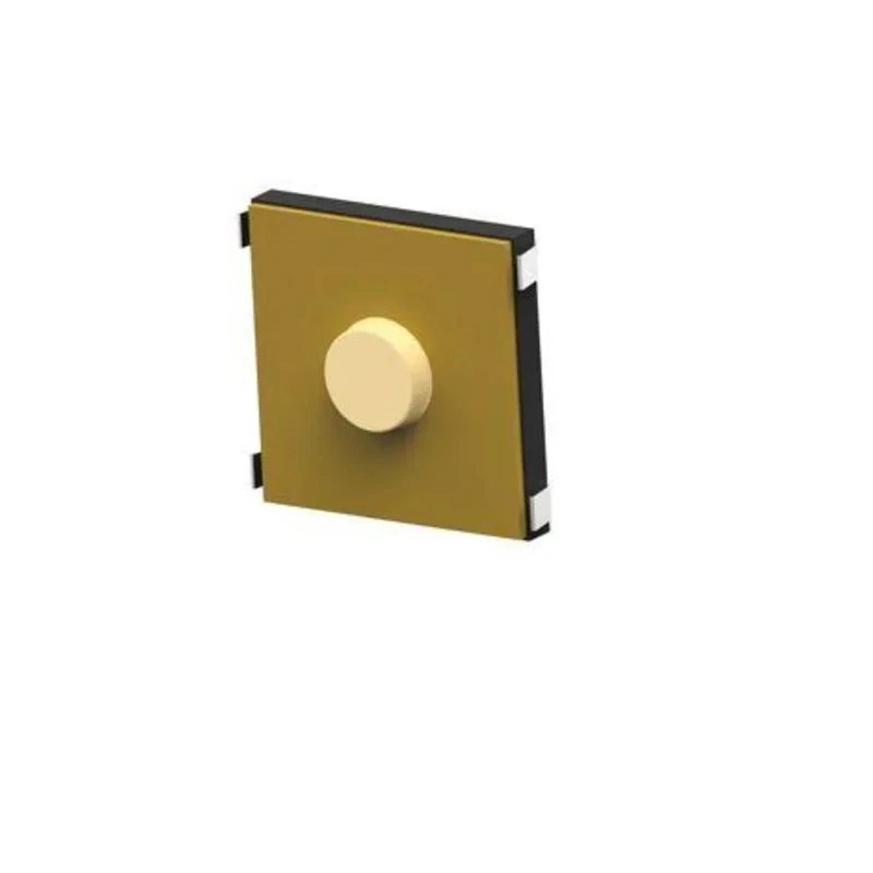 TE Connectivity Black Tactile Switch Round, SPST 50mA Surface Mount MCSLPT4644B2PHTR