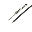 Molex Pre-Crimped Lead Pigtail Cable 225 mm 125V Black PVC Jacket 2177931103