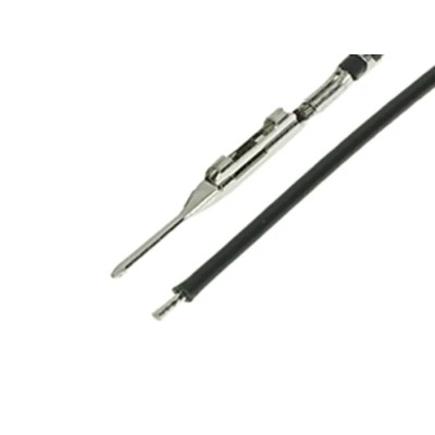 Molex Pre-Crimped Lead Pigtail Cable 300 mm, Black Polyvinyl Chloride Jacket, 125V 2177931104