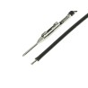 Molex Pre-Crimped Lead Pigtail Cable 300 mm, Black Polyvinyl Chloride Jacket, 125V 2177931104