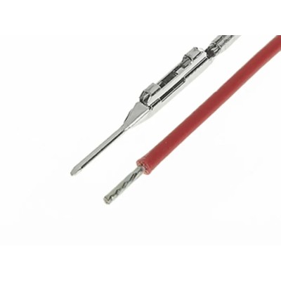 Molex SQUBA 1.8 Male Pre-Crimped Lead Pigtail 150 mm Cable Length 125V Polyvinyl Chloride Jacket Red 2177932122