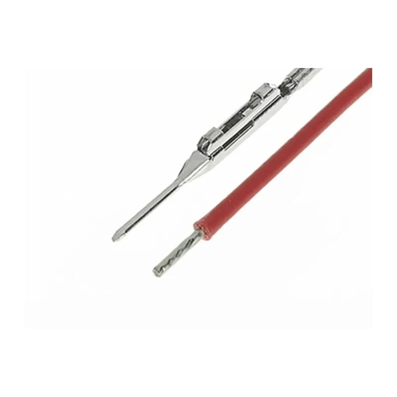 Molex Pre-Crimped Lead Pigtail Cable 225 mm Red PVC Jacket 125V 2177932123