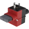 Hirschmann GDM DIN 43650 A Solenoid Valve Connector Female Indicator Light Germany 932818002 MESAP 43650