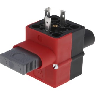 Hirschmann GDM DIN 43650 A Solenoid Valve Connector Female Indicator Light Germany 932818002 MESAP 43650
