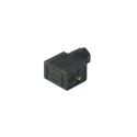 Hirschmann Solenoid Valve Connector 2P+E DIN 43650 B, Indicator Light, 16A Current, 250 V ac/dc 932987100 GMN 209 NJ black