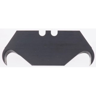 RS PRO Steel Curved Safety Knife Blade 44.7 mm Width, 33.2 mm Length, 0.6 mm Thickness, 5 Pieces 613-454
