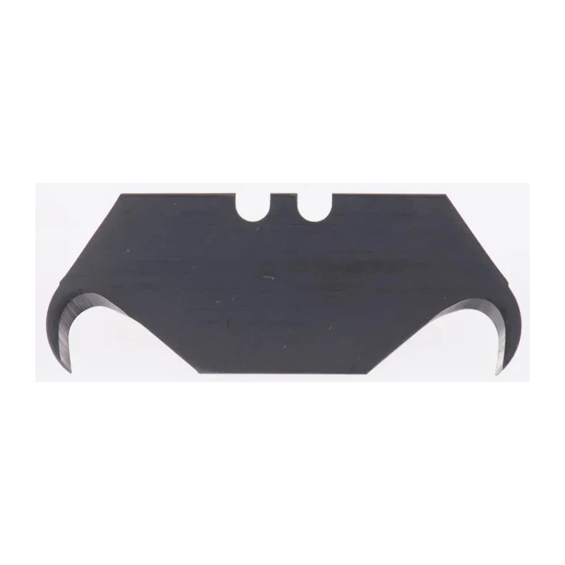 RS PRO Steel Curved Safety Knife Blade 44.7 mm Width, 33.2 mm Length, 0.6 mm Thickness, 5 Pieces 613-454