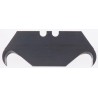 RS PRO Steel Curved Safety Knife Blade 44.7 mm Width, 33.2 mm Length, 0.6 mm Thickness, 5 Pieces 613-454