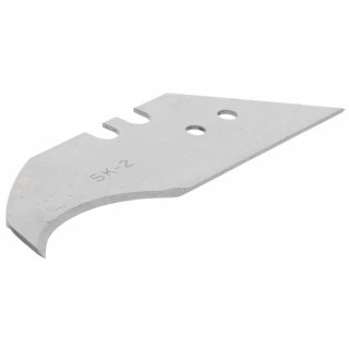 RS PRO Steel Curved Safety Knife Blade, 44.7 mm, Heavy Duty, 5 Pieces 613-460