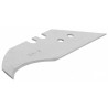 RS PRO Steel Curved Safety Knife Blade, 44.7 mm, Heavy Duty, 5 Pieces 613-460