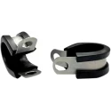 RS PRO Stainless Steel P-Clip Black Zinc Coated 10 mm ID 12.6 mm Width Model 226-9016