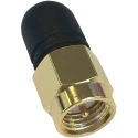 Siretta Stubby WiFi Antenna with SMA Connector, ZigBee, Bluetooth (BLE), WiFi, 2.4GHz Bandwidth DELTA19/X/SMAM/S/S/35