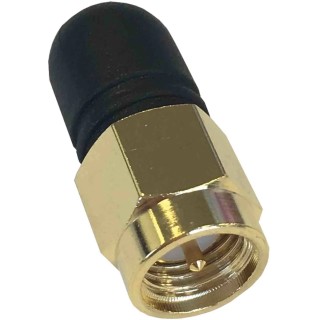 Siretta Stubby WiFi Antenna with SMA Connector, ZigBee, Bluetooth (BLE), WiFi, 2.4GHz Bandwidth DELTA19/X/SMAM/S/S/35