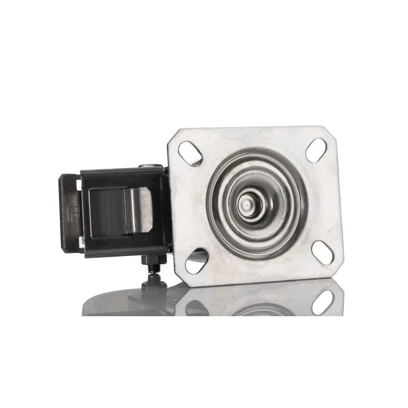LAG Braked Swivel Castor 150 kg Capacity 80 mm Wheel Diameter Stainless Steel Frame Polyamide Wheel 17127 FR